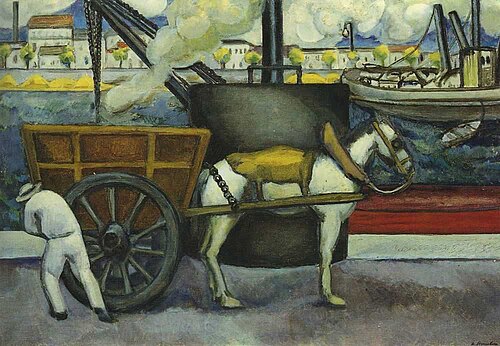 By the Seine, 1913, David Petrovich Shterenberg