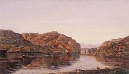 Morning at Ny Hellesund, Southern Norway, 1885, Amaldus Nielsen