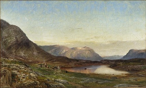 Aften ved Stavenes, 1876, Amaldus Nielsen