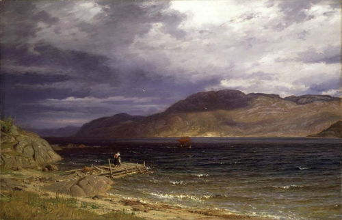 From Ænes in the Hardangerfjord, 1886, Amaldus Nielsen