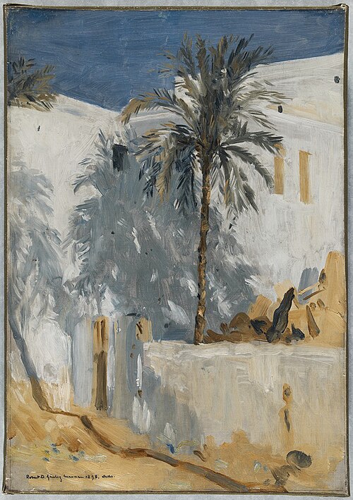 Buildings, Assouan, 1896, Robert David Gauley