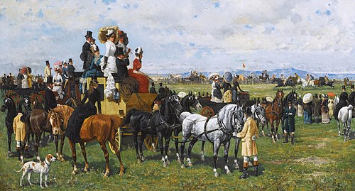 The Derby Reale, 1880, Giuseppe Gabani