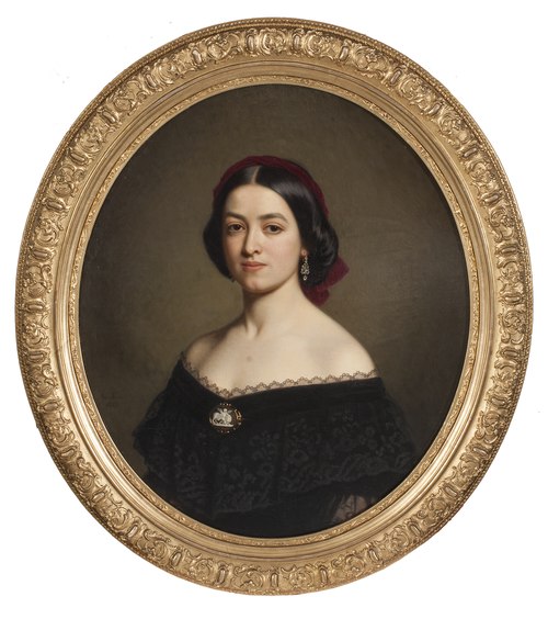 Unknown Woman, 1859, Amalia Lindegren