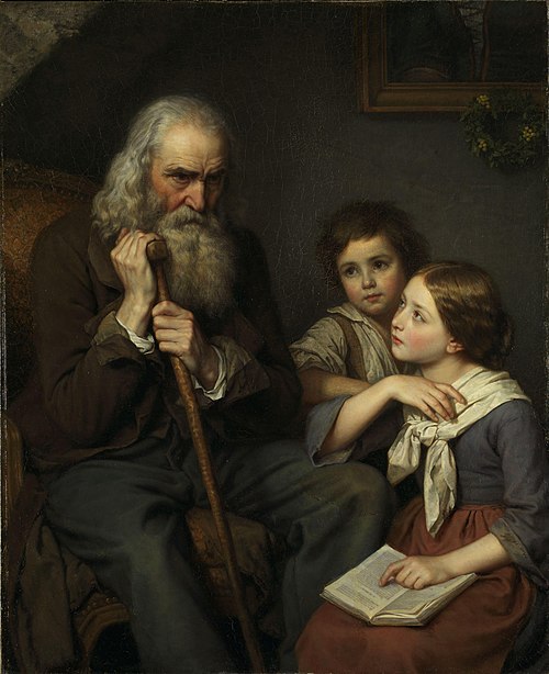 The Orphans, 1853, Amalia Lindegren