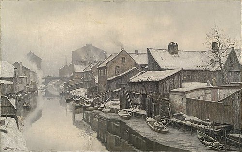 Akerselva, 1916, Axel Stephansen