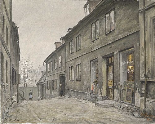 Vinkelgata, 1920, Axel Stephansen