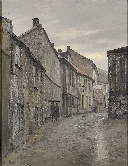 Fra Mellemgata, 1920, Axel Stephansen
