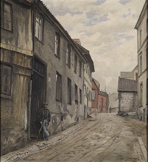 Fra Mellemgata, 1920, Axel Stephansen