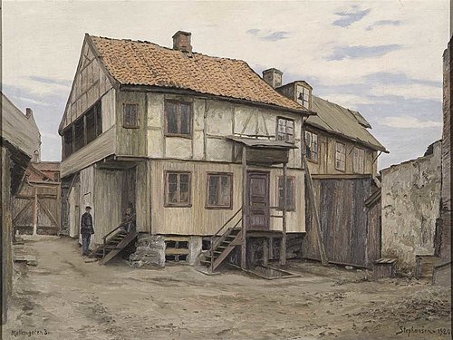 Mellemgata, 1920, Axel Stephansen