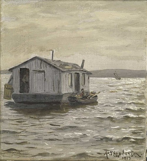Fra Frognerkilen, 1913, Axel Stephansen