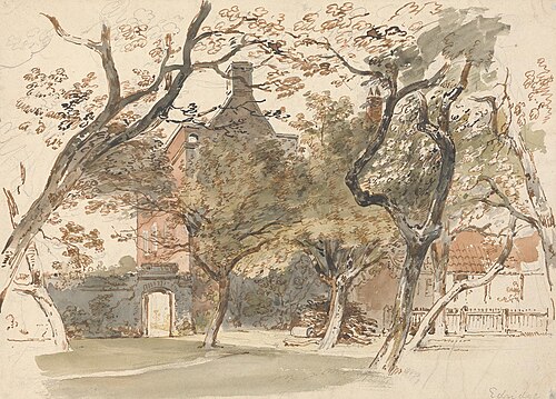Part of a House and Garden, , Henry Edridge