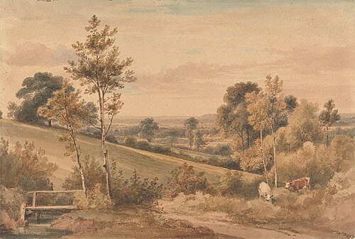 Little Bushey, Hertfordshire, , Henry Edridge