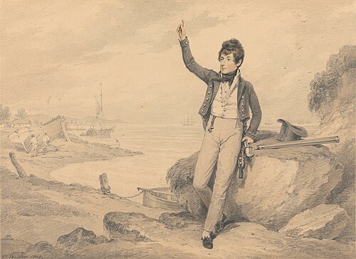 The Hon. George Pryse Cambell (1793-1858), as a Midshipman, 1805, Henry Edridge