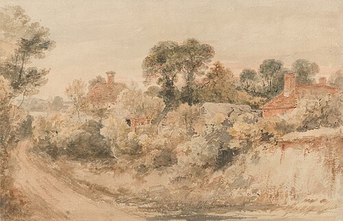 Great Bookham, Surrey, 1814, Henry Edridge
