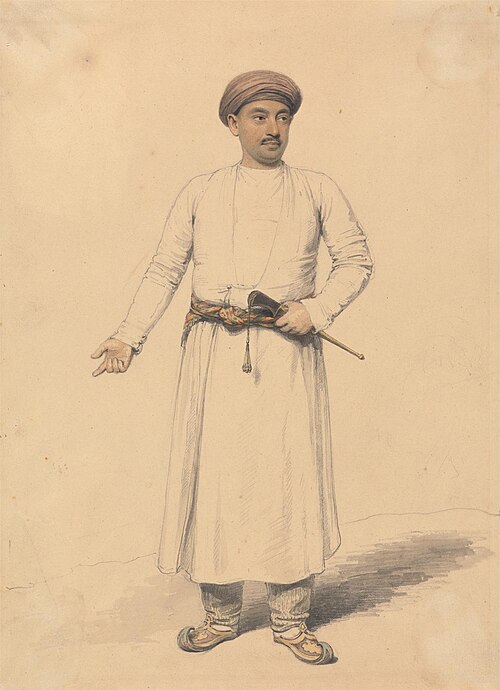 Portrait of an Indian Prince, , Henry Edridge