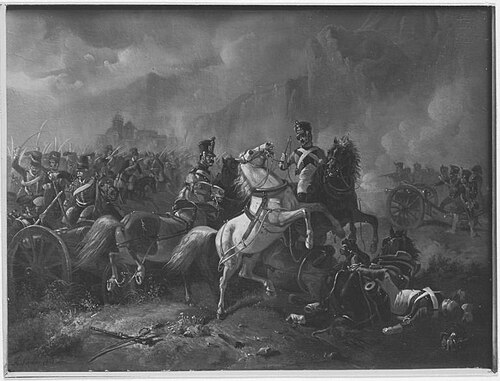 Schlachtenbild, 1840, August Franz Schelver