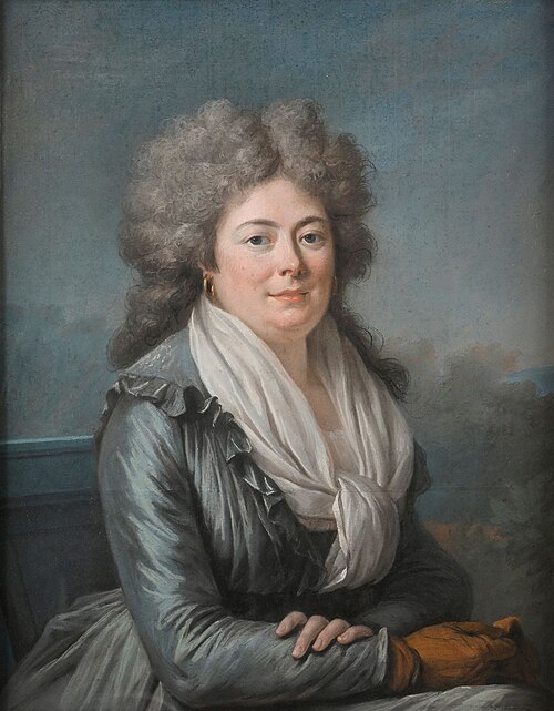 Portrait présumé de Sophie Thuillier, 1790, Marie-Gabrielle Capet