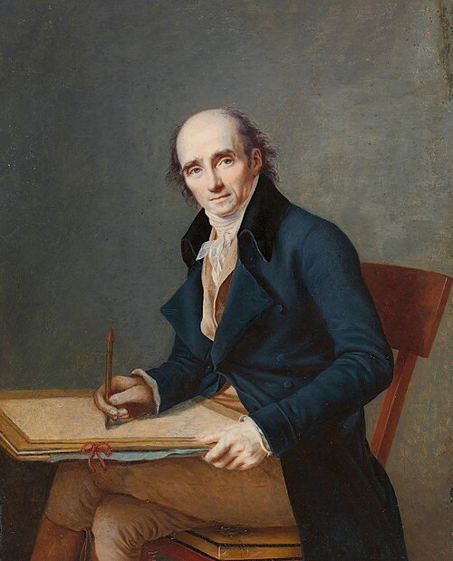 Portrait de Joseph Benoît Suvée, 1799, Marie-Gabrielle Capet