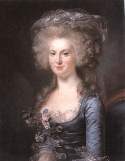 Portrait de Anne-Félicité Grésille (1763-1826), 1785, Marie-Gabrielle Capet