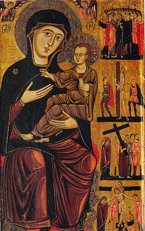 Madonna Hodegetria, 1250, Enrico di Tedice