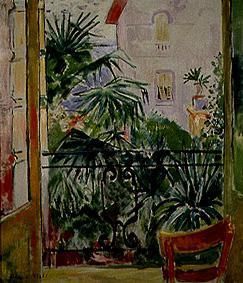 Blick vom Balkon, 1911, Oskar Moll