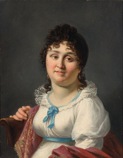 Madame Regnault au ruban bleu, 1795, Jean-Baptiste Regnault