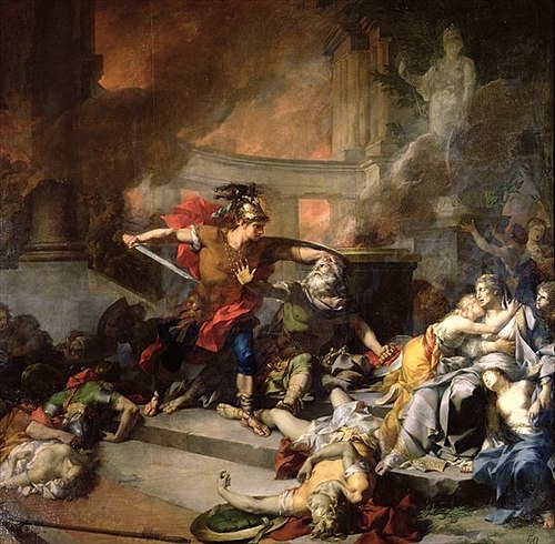 Mort de Priam, 1785, Jean-Baptiste Regnault