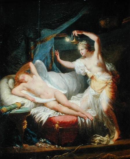 L'Amour endormi dans les bras de Psyché, 1785, Jean-Baptiste Regnault