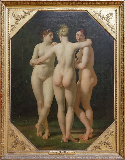 Les Trois Grâces, 1793, Jean-Baptiste Regnault