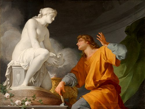 L'Origine de la sculpture, 1785, Jean-Baptiste Regnault