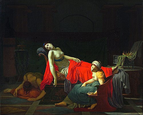 La Mort de Cléopâtre, 1796, Jean-Baptiste Regnault