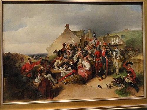 General staff guard resting, 1839, Peter Fendi