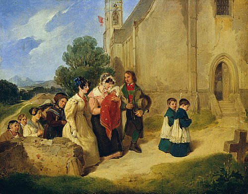 The Baptism Procession, 1829, Peter Fendi