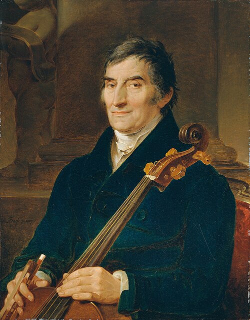 Der Cellist Franz Wödl, 1827, Peter Fendi