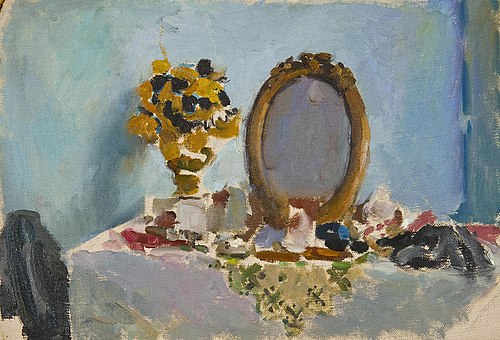 Still Life with a Mirror. Sketch, 1950, Stepan Yaremitch