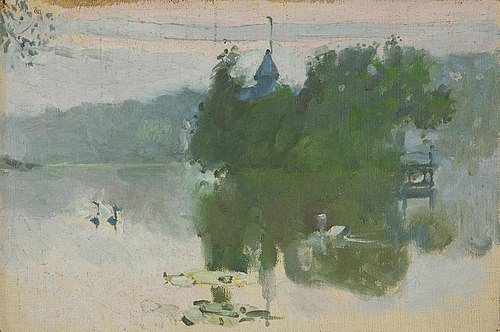 Landscape. Sketch, 1950, Stepan Yaremitch