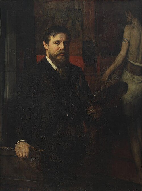 Portrait of Alma Tadema, 1884, John Collier