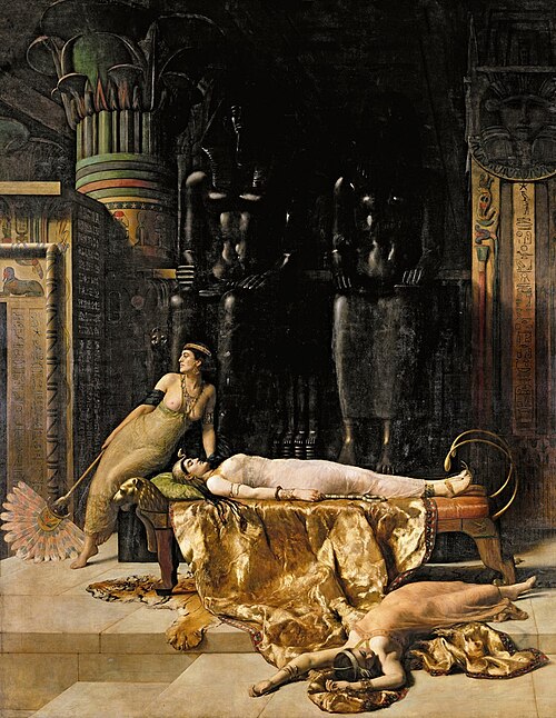 La Mort de Cléopâtre, 1890, John Collier