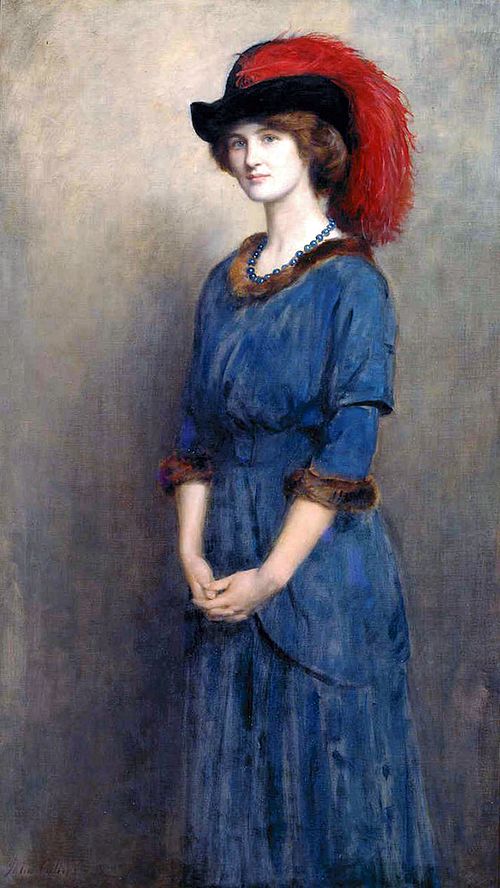 Mrs Campbell McInnes (later Angela Thirkell), 1914, John Collier