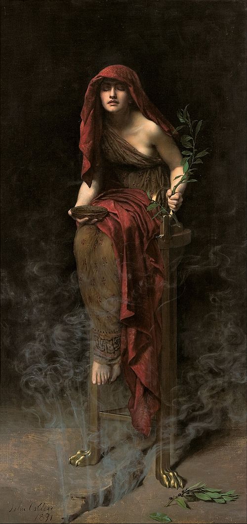 Priestess of Delphi, 1891, John Collier