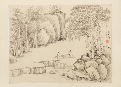 文点山水册, , Wen Dian