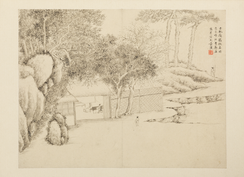 文点山水册, , Wen Dian