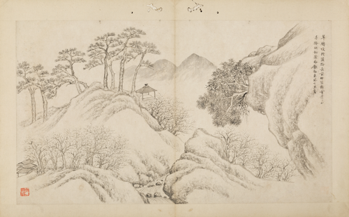 文点山水册, , Wen Dian