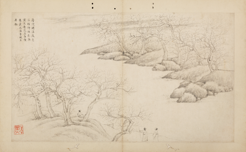 文点山水册, , Wen Dian