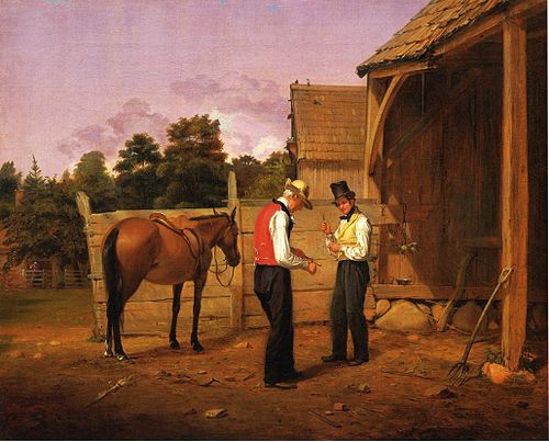 Bargaining for a Horse (Farmers Bargaining), 1835, William Sidney Mount