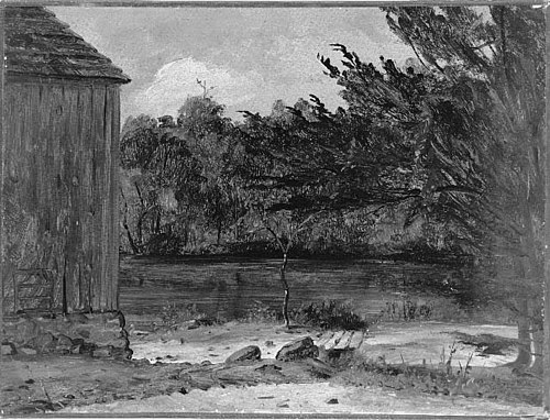 The Barn by the Pool, , William Sidney Mount