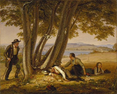 Caught Napping (Boys Caught Napping in a Field), 1848, William Sidney Mount