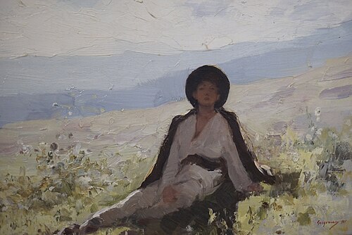 Young Shephard, 1872, Nicolae Grigorescu