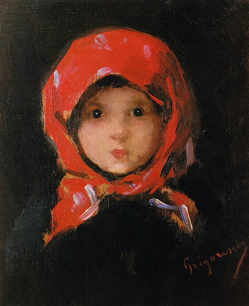 Portrait of a little girl, 1850, Nicolae Grigorescu