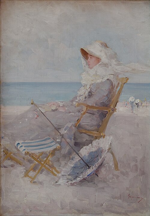 Au bord de la mer., 1881, Nicolae Grigorescu
